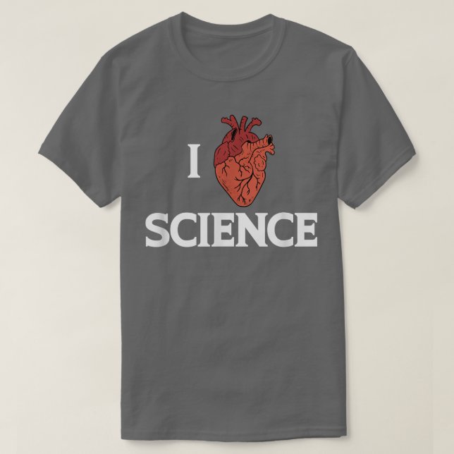 Science Heart Doktor Biology Teacher T Shirt (Design framsida)