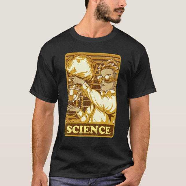 Science Humor Nuclear Explosion Blast Physics Vin T Shirt (Framsida)