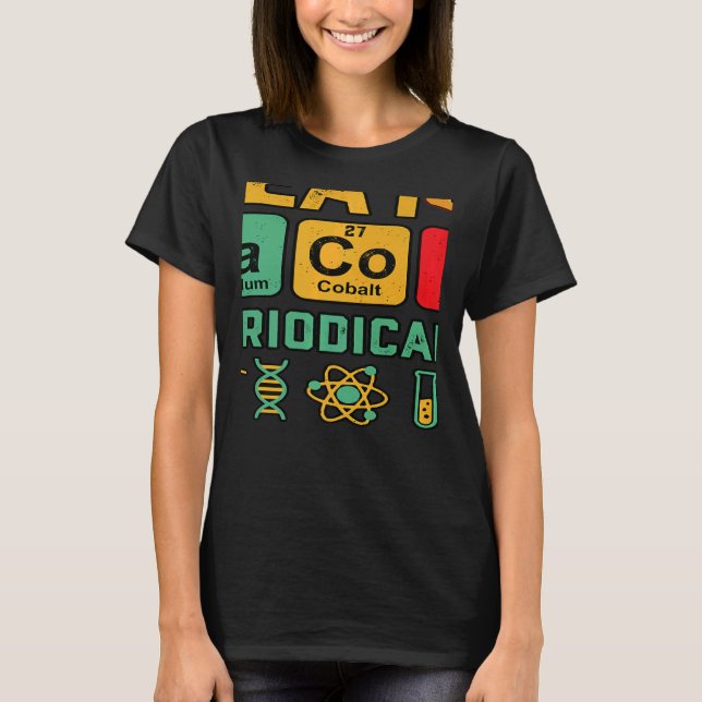Science I Eat Tacos Periodically Mexican Teacher T Shirt (Framsida)