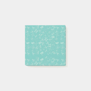 Science Icons Mönster Post-it Notes Block