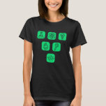 Science Inslag Items T Shirt<br><div class="desc">Coola Science Design med flera vetenskapliga inslag. En matchande perfekt för varje vetenskapsman, student, forskarlärare och vetenskapslärare älskare.</div>
