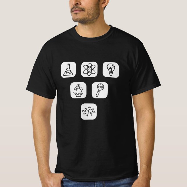 Science Inslag Items T Shirt (Framsida)