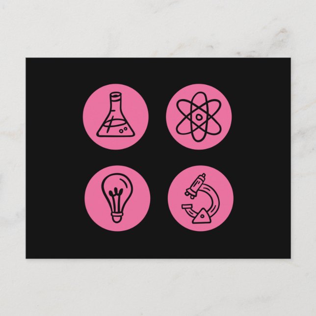 Science Inslag Items Vykort (Framsida)