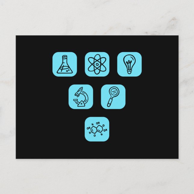 Science Inslag Items Vykort (Framsida)