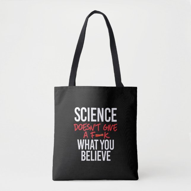 Science inte ge a f—k tygkasse (Framsida)