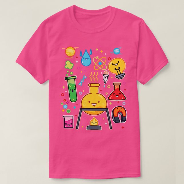Science is Fantastisk Cute Chemistry Inslag eacher T Shirt (Design framsida)