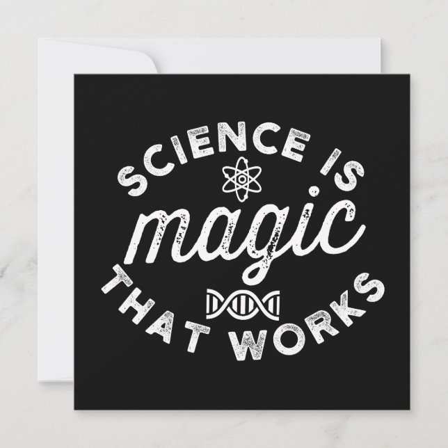 SCIENCE IS MAGIC THAT WORKS SPARA DATUMET (Framsida)