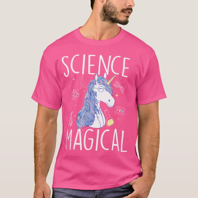 Science Is Magical - Science Fan Chemistry Student T Shirt (Framsida)