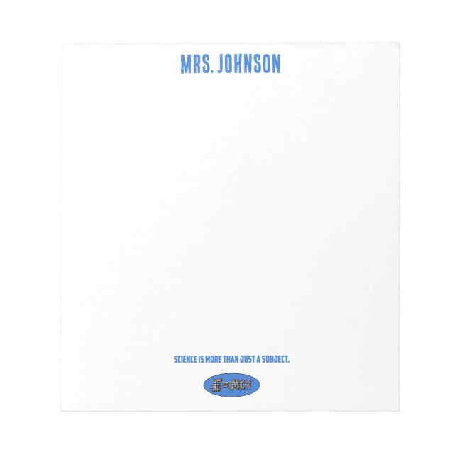 Science Is More Than Just A Subject | Life Wisdom Anteckningsblock (Framsida)