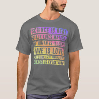 Science is Real Black Lives Matter Pride Month (48 T Shirt