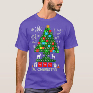Science jul Oh Chemist Träd Chemistree Chemi T Shirt