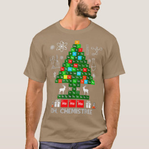 Science jul Oh Chemist Träd Chemistree  T Shirt