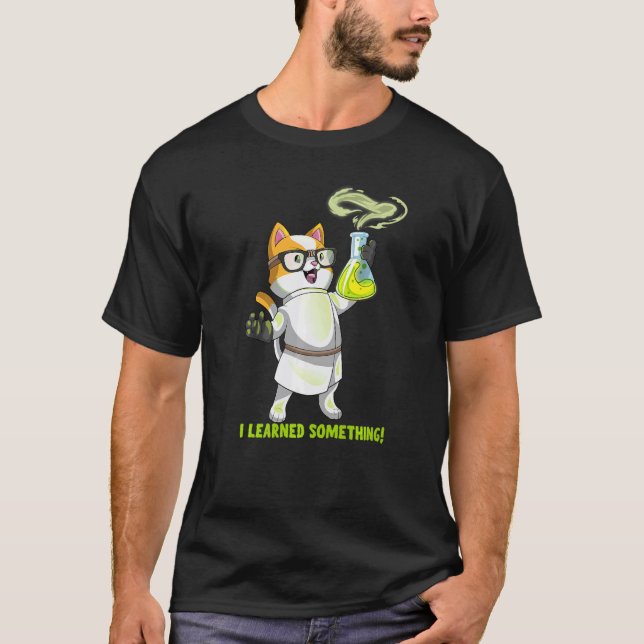 Science Katt Kemi Söt Kation Positivt Elemen T Shirt (Framsida)