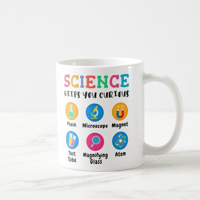 Science keeps you curious kaffemugg (Höger)