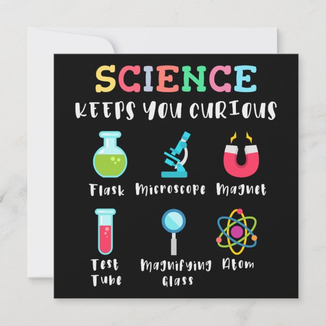 Science keeps you curious spara datumet (Framsida)