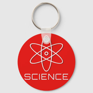 Science Keychain Red Nyckelring