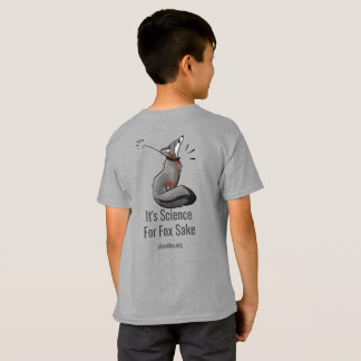 Science Kids T-Shirt Logotyp Front Science Fox Bac