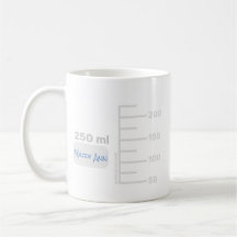 Science Lab Beaker Personlig Large Label Mugg