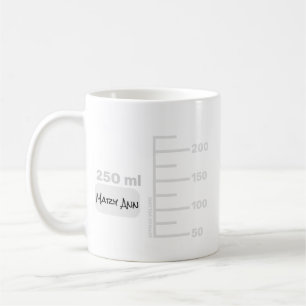 Science Lab Beaker Personlig Large Label Mugg