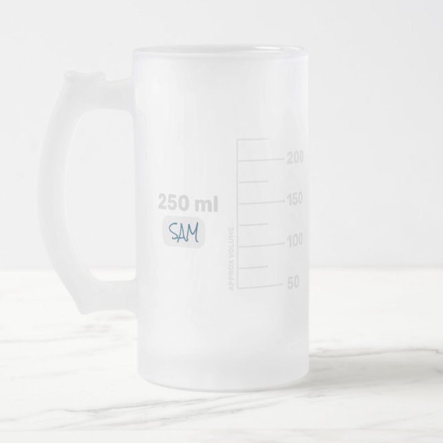 Science Lab Beaker Personlig Tall Mugg (Vänster)