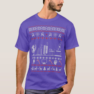 Science Lab Ugly jul Sweater for Science Lov T Shirt