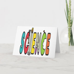 Science Laboratus Doodle Kort