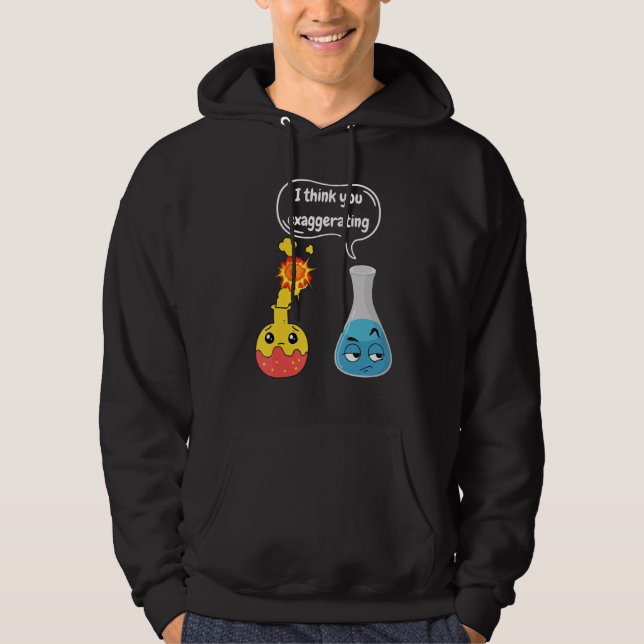 Science Magic Fun Experiments For Students Chemist Hoodie (Framsida)