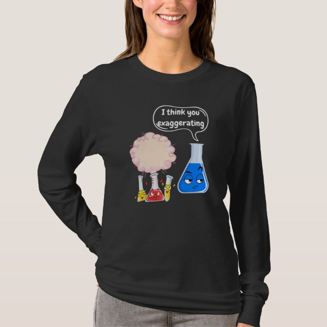 Science Magic Fun Experiments For Students Chemist T Shirt (Framsida)