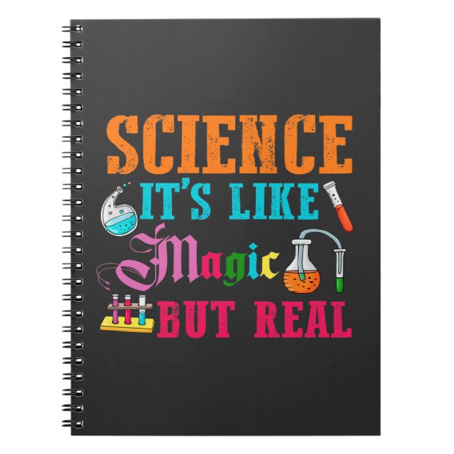 Science Magic Future Scientist Chemistry Student Anteckningsbok (Framsidan)