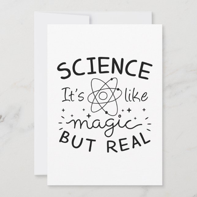 Science Magic Tack Kort (Framsida)