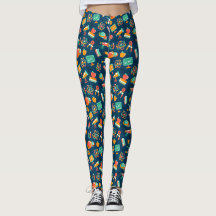 Science Meets Stil: Vibrant Scientist Leggings