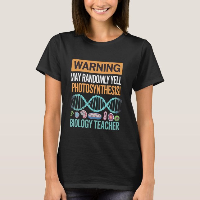 Science Microbiology Lover Funny Biology Teacher T Shirt (Framsida)
