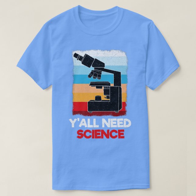 Science Microscope Biology Premium T Shirt (Design framsida)