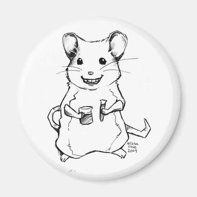 Science Mouse Magnet (Framsidan)