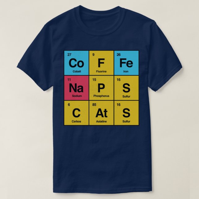 Science Naps Cats av Tobe Fonseca T Shirt (Design framsida)