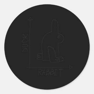 Science Nerd Anka Rabbit Physics Math Geek Runt Klistermärke