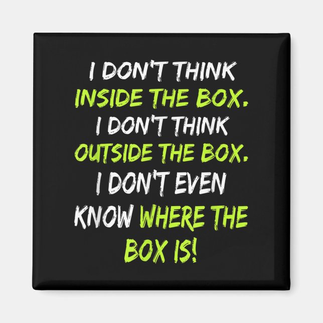 Science Nerd - Uppfinnare - FoU Utveckla Ny Idé Magnet (Framsidan)