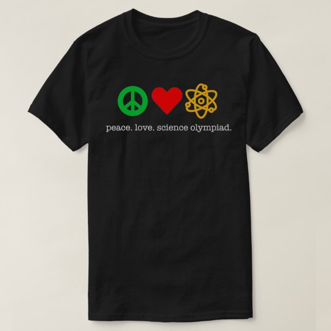 Science Olympiad T Shirt (Design framsida)