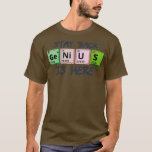 Science Periodic Bord Genius T Shirt<br><div class="desc">Science Periodic Bord Genius. Kolla in vår biologi för att undvika att välja det bästa i unika eller anpassningsbar,  handgjord biet från våra klädaffärer.</div>