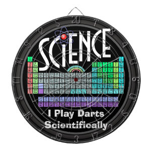 Science Periodic Bord of Inslag Dartboard Darttavla