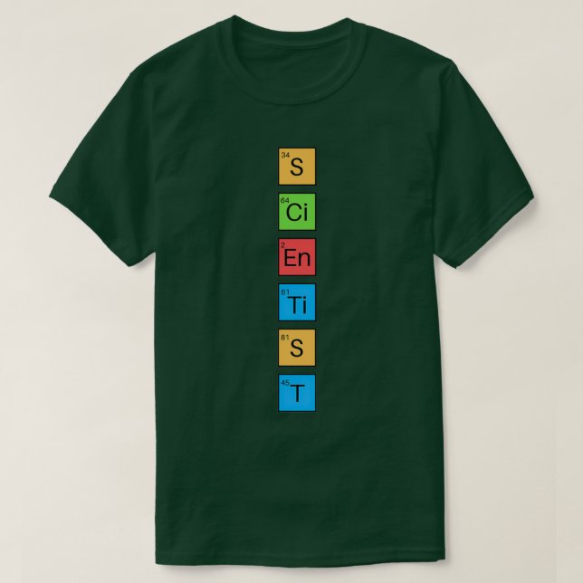 Science Periodisk bord T Shirt (Design framsida)