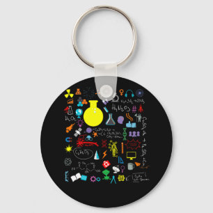 Science Physic Math Chemistry Biology Astronomy Nyckelring