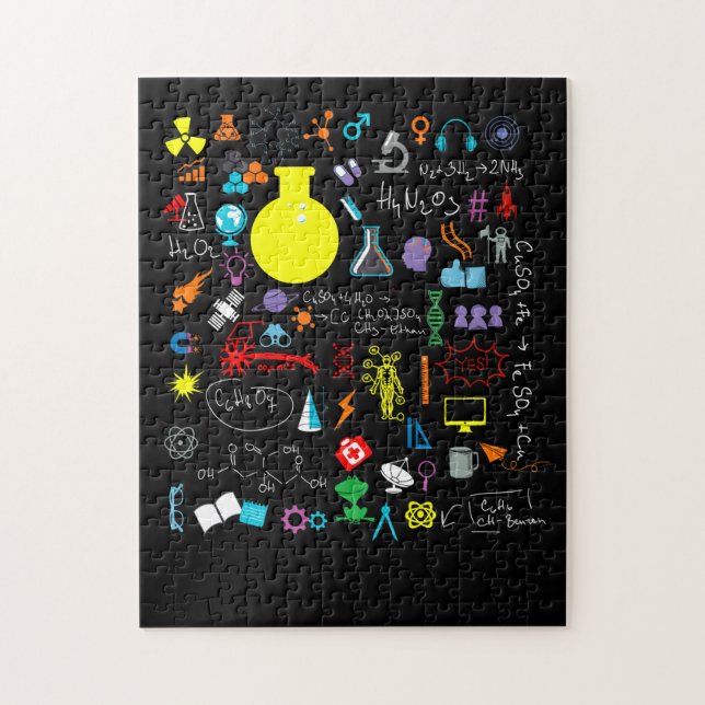 Science Physic Math Chemistry Biology Astronomy Pussel (Vertikal)