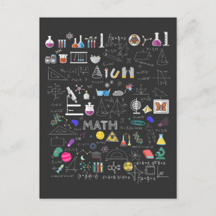 Science Physics Math Chemistry Biology Astronomy Vykort