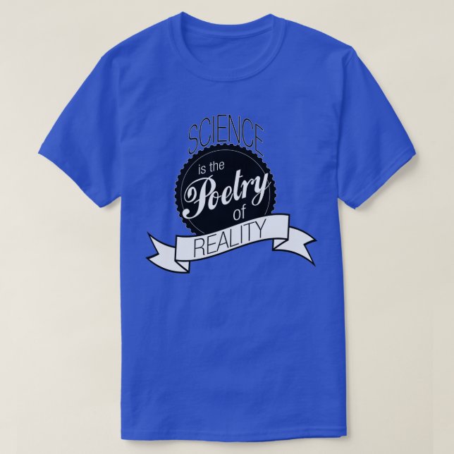 Science Poetry of Reality mugg T Shirt (Design framsida)