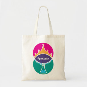 Science Princess (Bold) Basic Tote Tygkasse