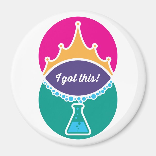 Science Princess (Bold) Magnet (Framsidan)