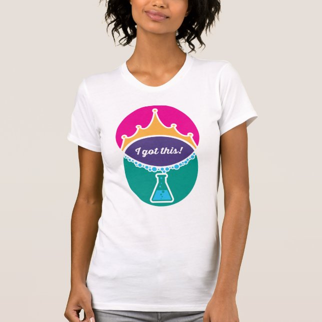 Science Princess (Bold) Womens Shirt T (Framsida)
