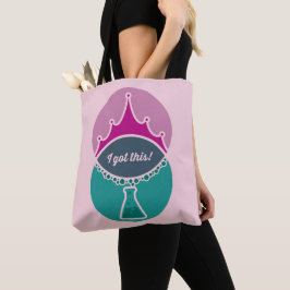 Science Princess (MUT) Rosa Tote Tygkasse