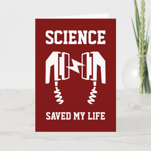 Science räddade mitt liv kort (Framsida)